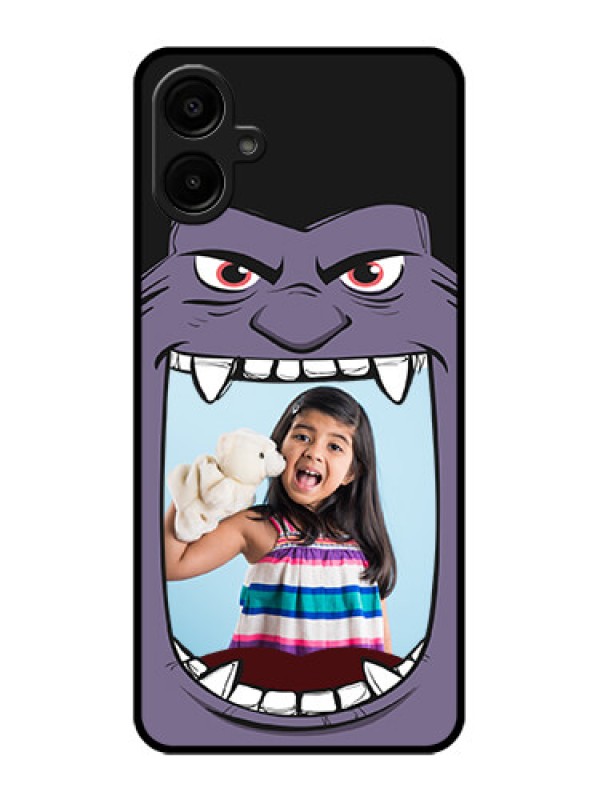 Custom Samsung Galaxy M06 Custom Metal Phone Case - Angry Monster Design