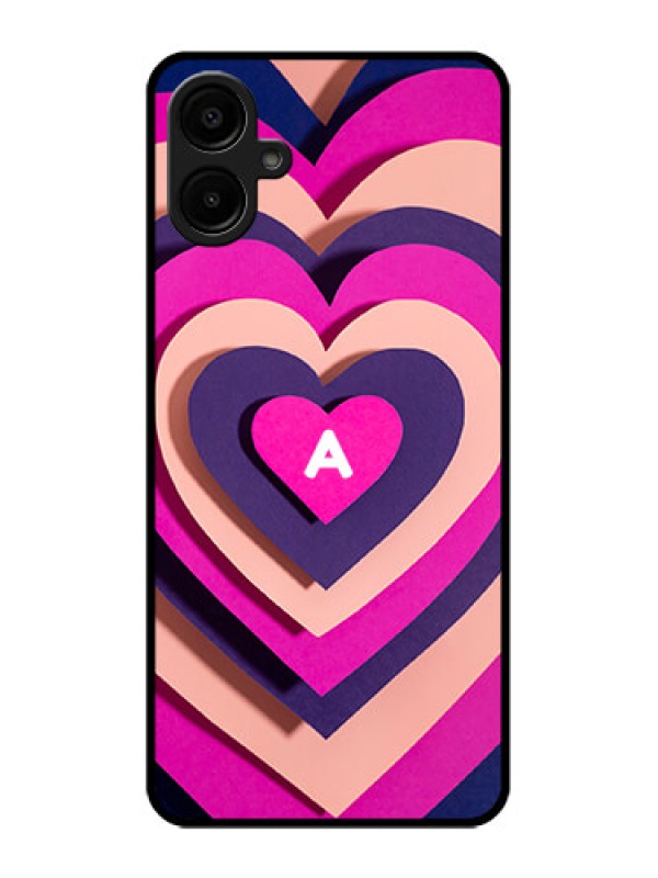 Custom Samsung Galaxy M06 Custom Metal Phone Case - Cute Heart Pattern Design