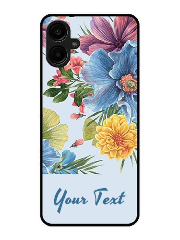 Custom Samsung Galaxy M06 Custom Metal Phone Case - Stunning Watercolored Flowers Painting Design