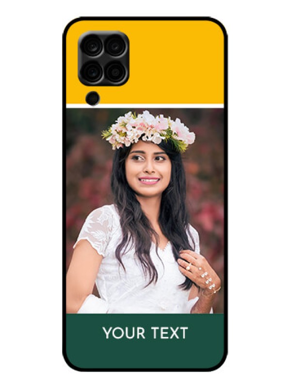 Custom Galaxy M12 Custom Metal Phone Case - Love You Design