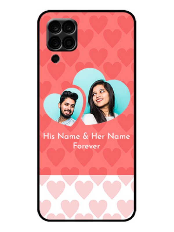 Custom Galaxy M12 Custom Metal Phone Case - Couple Pic Upload Design