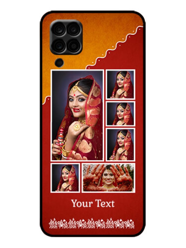 Custom Galaxy M12 Custom Metal Phone Case - Wedding Pic Upload Design