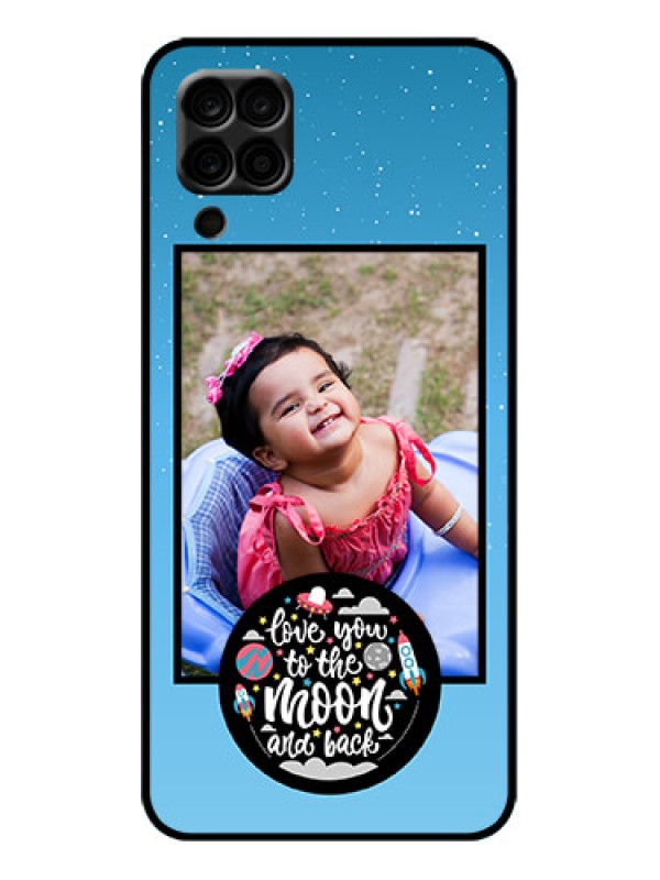 Custom Galaxy M12 Custom Metal Phone Case - Wave Pattern Colorful Design