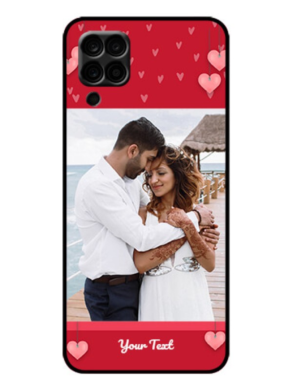 Custom Galaxy M12 Custom Metal Phone Case - Valentines Day Design