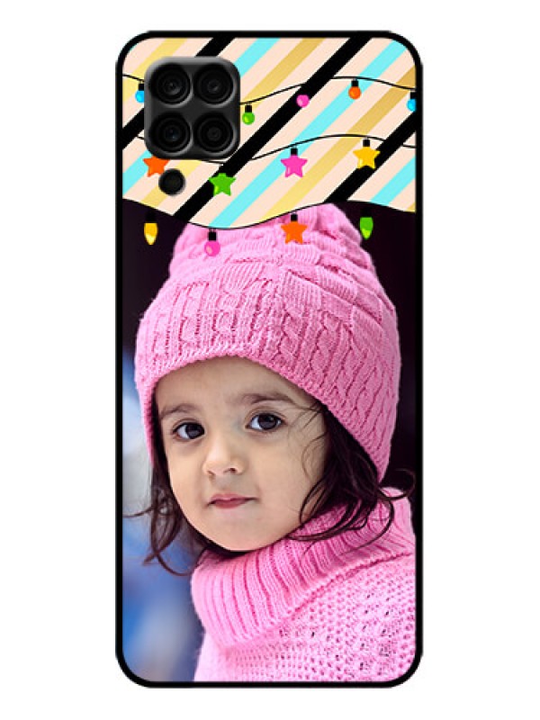 Custom Galaxy M12 Custom Metal Phone Case - Lights Hanging Design