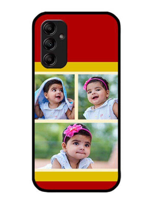 Custom Galaxy M14 5G Custom Metal Phone Case - Multiple Pic Upload Design