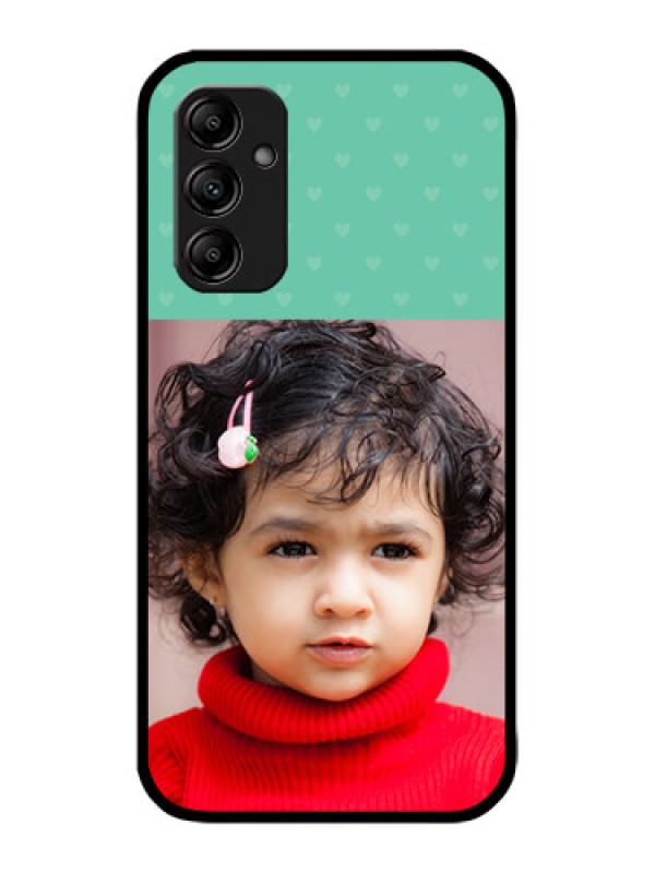 Custom Galaxy M14 5G Custom Metal Phone Case - Lovers Picture Design