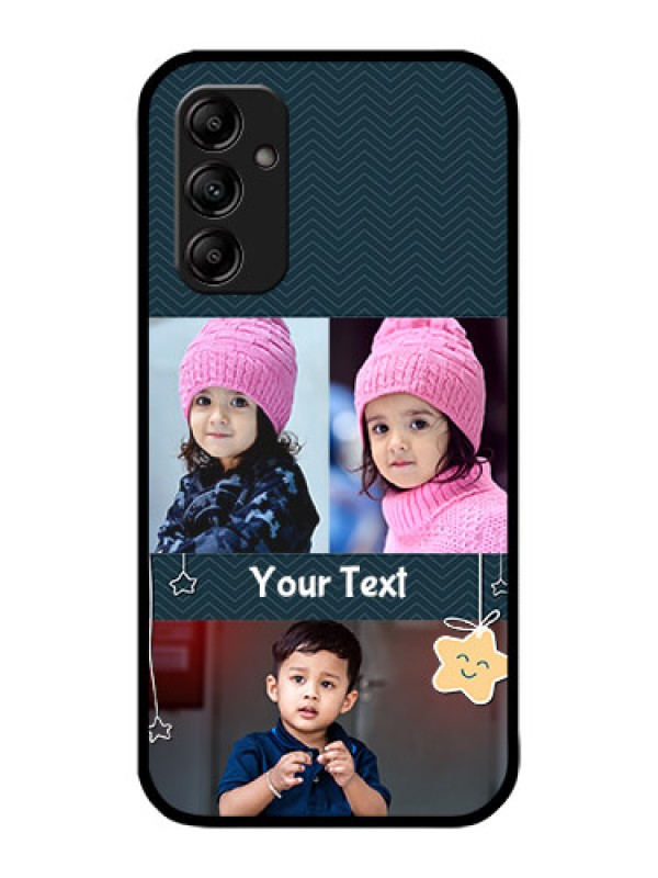 Custom Galaxy M14 5G Custom Metal Phone Case - Hanging Stars Design