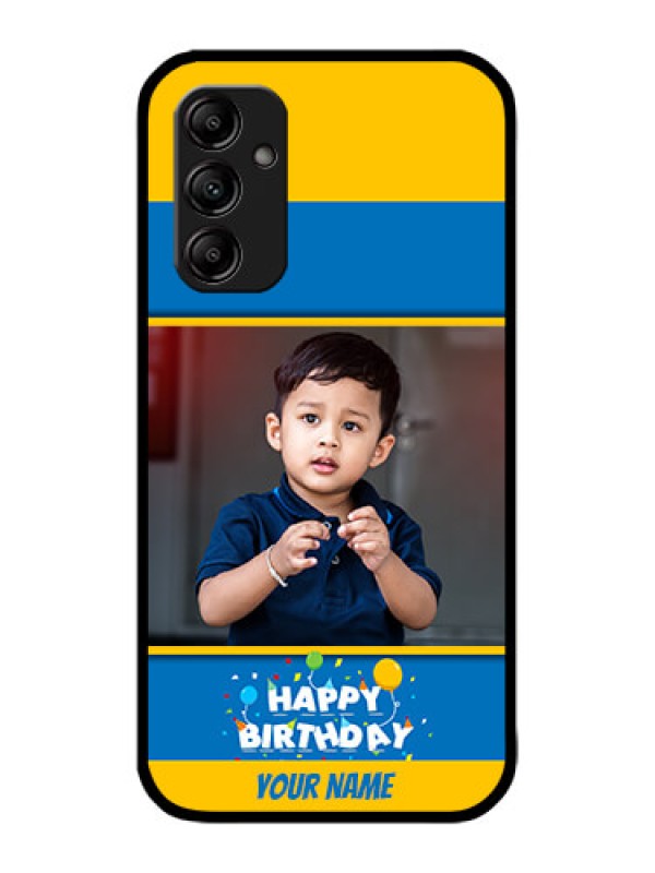 Custom Galaxy M14 5G Custom Metal Phone Case - Birthday Wishes Design