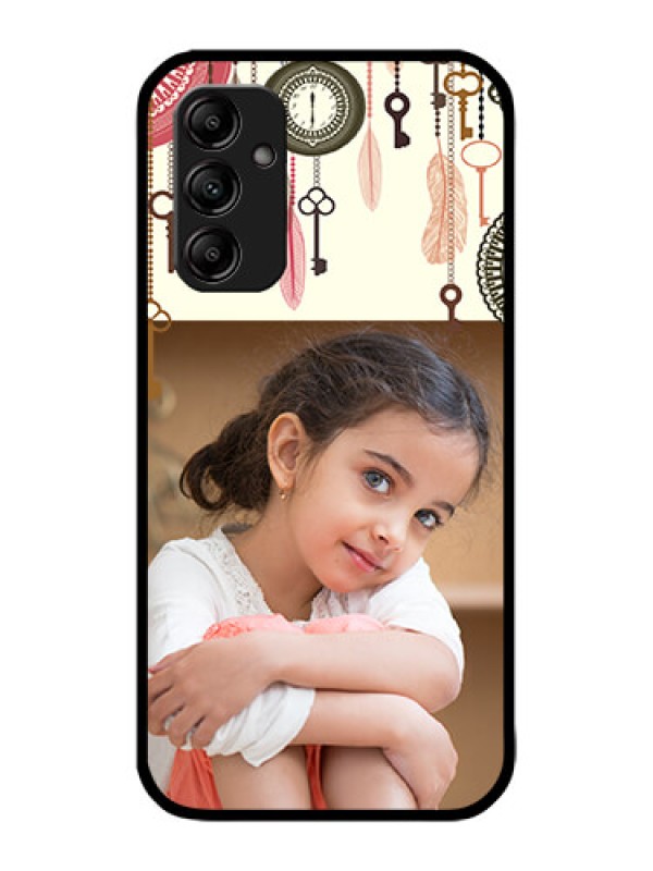 Custom Galaxy M14 5G Custom Metal Phone Case - Boho Style Design