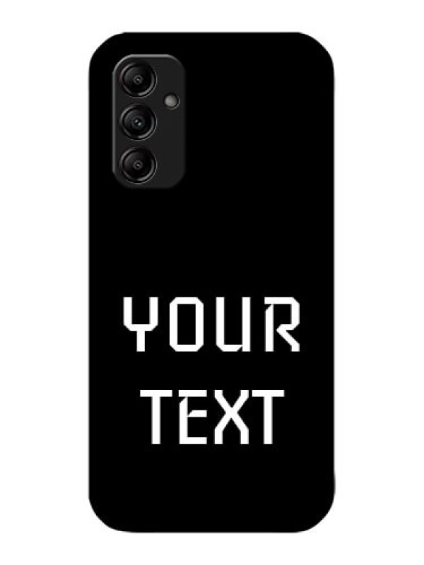 Custom Galaxy M14 5G Custom Metal Phone Case - Your Name Design