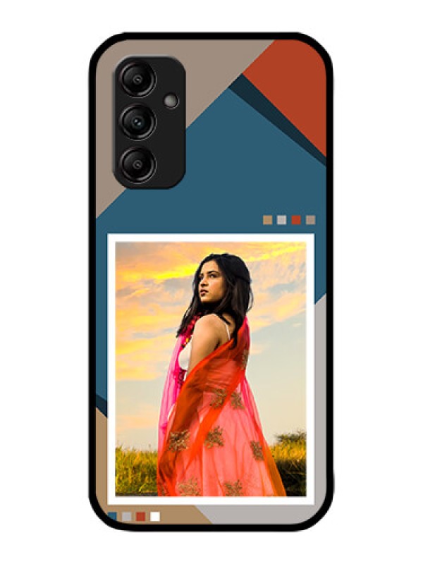 Custom Galaxy M14 5G Custom Metal Phone Case - Retro Color Pallet Design