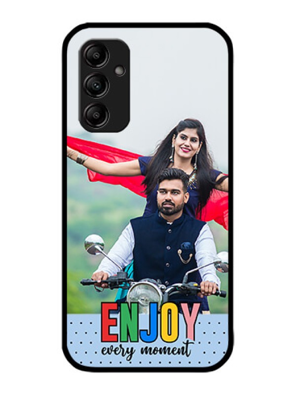 Custom Galaxy M14 5G Custom Metal Phone Case - Enjoy Every Moment Design