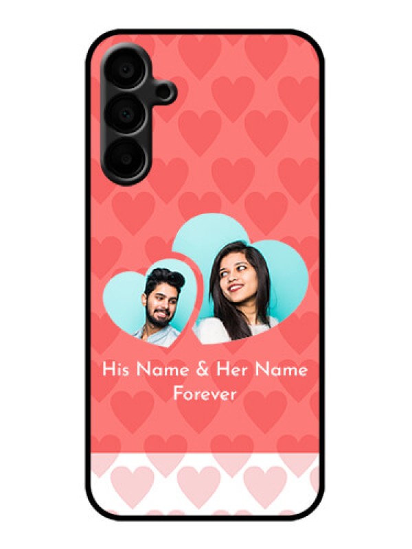 Custom Galaxy M15 5G Custom Metal Phone Case - Couple Pic Upload Design