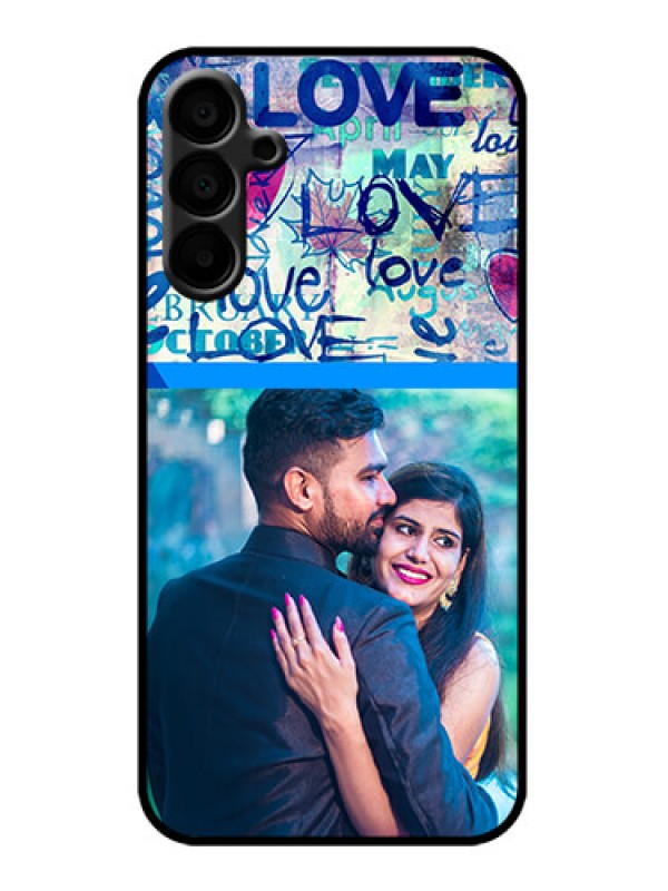 Custom Galaxy M15 5G Custom Metal Phone Case - Colorful Love Design