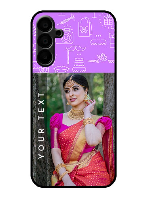 Custom Galaxy M15 5G Custom Metal Phone Case - Birthday Icons Design