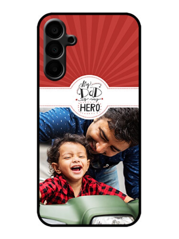 Custom Galaxy M15 5G Custom Metal Phone Case - My Dad Hero Design