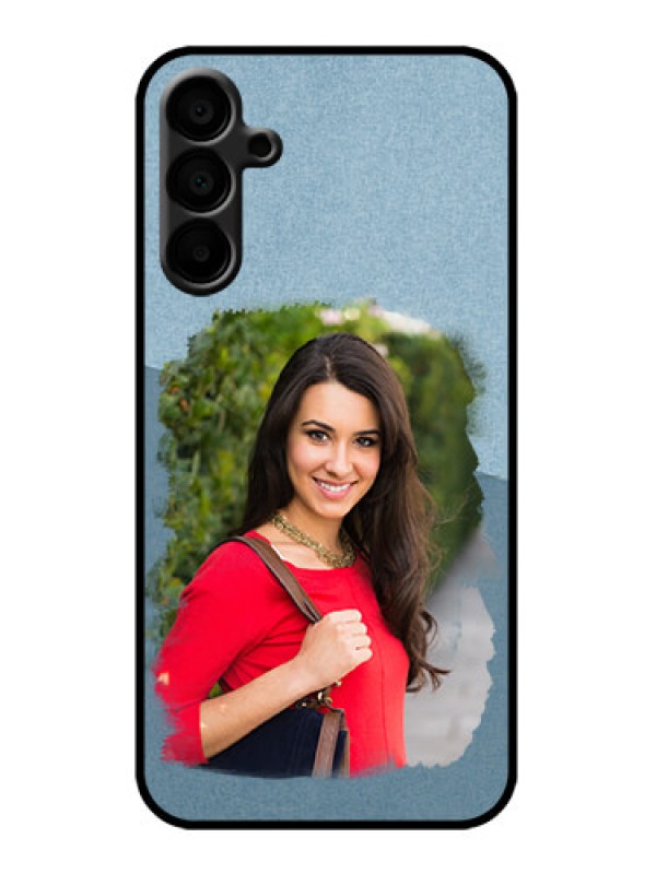 Custom Galaxy M15 5G Custom Metal Phone Case - Grunge Line Art Design