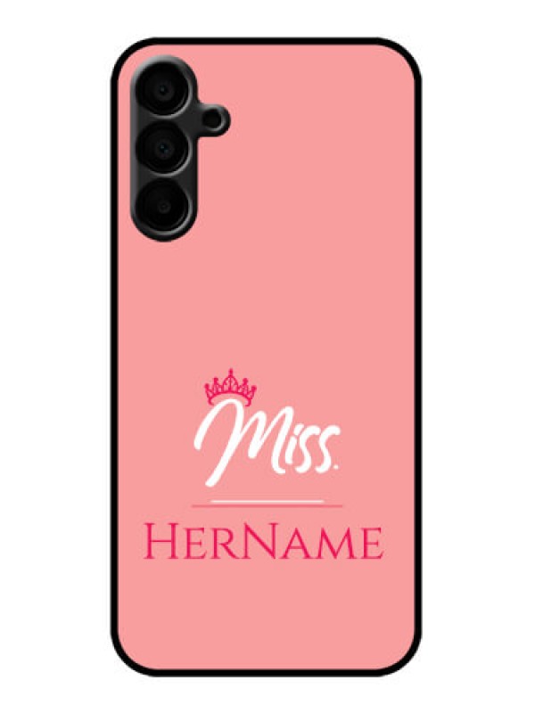 Custom Galaxy M15 5G Custom Metal Phone Case - Mrs With Name Design