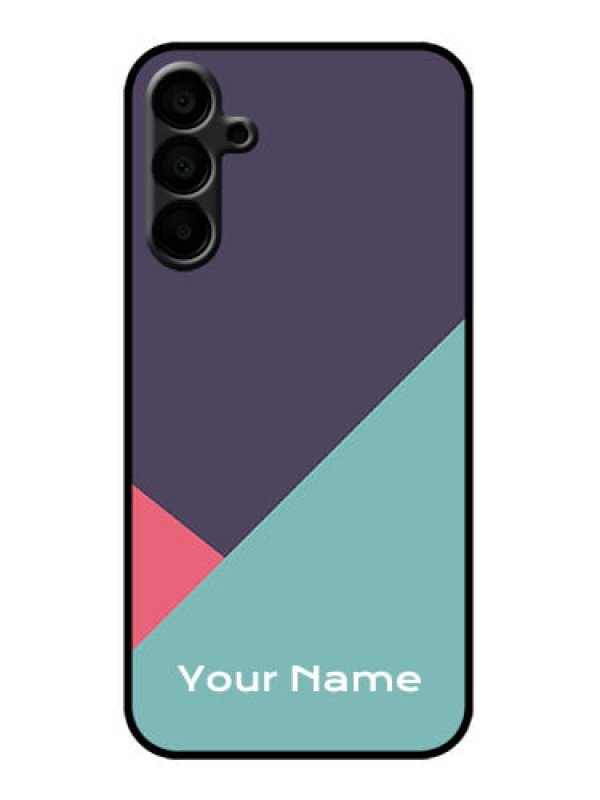 Custom Galaxy M15 5G Custom Metal Phone Case - Tri Color Abstract Design