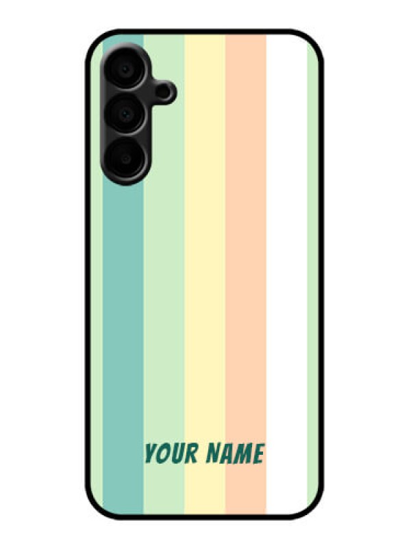 Custom Galaxy M15 5G Custom Metal Phone Case - Multi - Colour Stripes Design