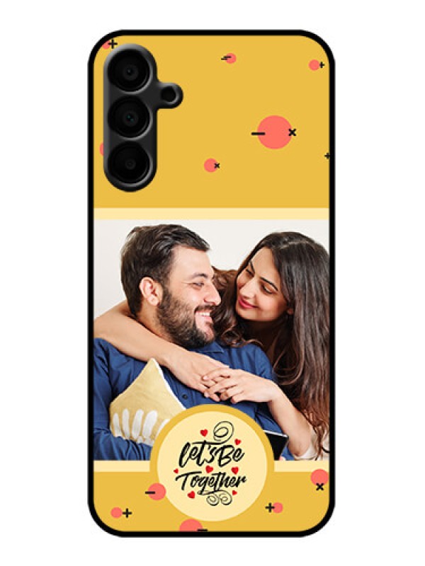 Custom Galaxy M15 5G Custom Metal Phone Case - Lets Be Together Design