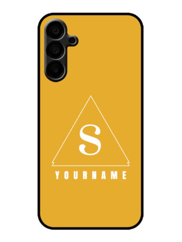 Custom Galaxy M15 5G Custom Metal Phone Case - Simple Triangle Design