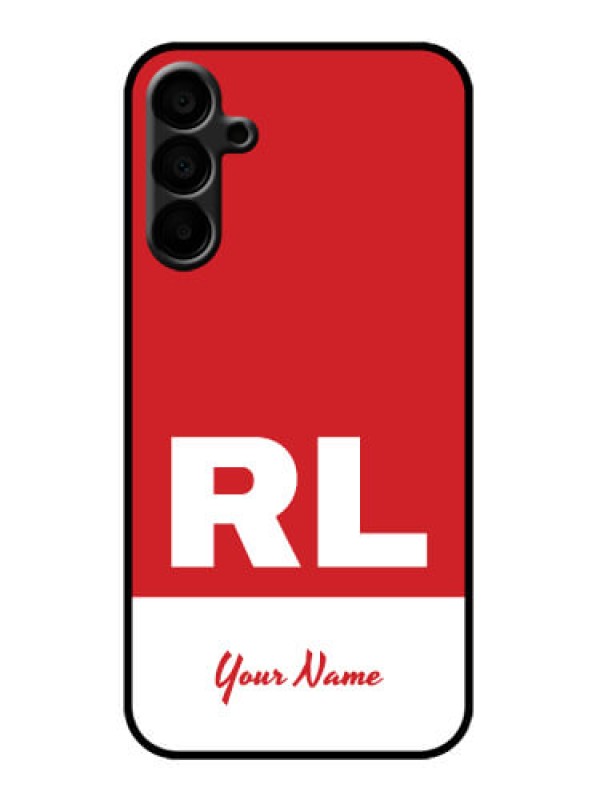 Custom Galaxy M15 5G Custom Metal Phone Case - Dual Tone Custom Text Design