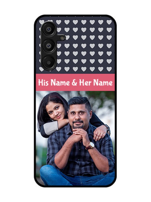 Custom Galaxy M16 5G Custom Metal Phone Case - Love Symbols Design