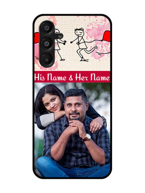 Custom Galaxy M16 5G Custom Metal Phone Case - You And Me Case Design