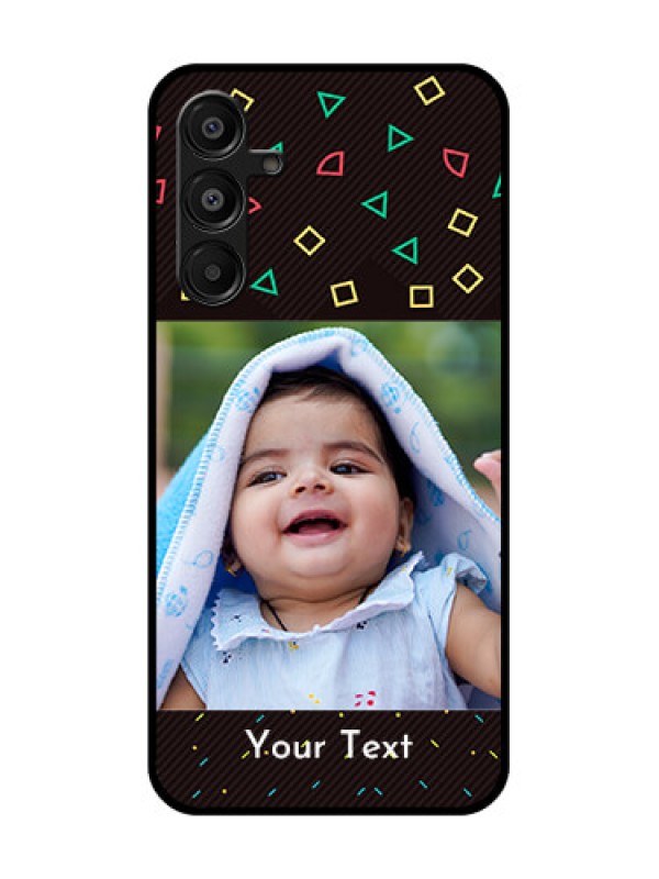 Custom Galaxy M16 5G Custom Metal Phone Case - With Confetti Birthday Design