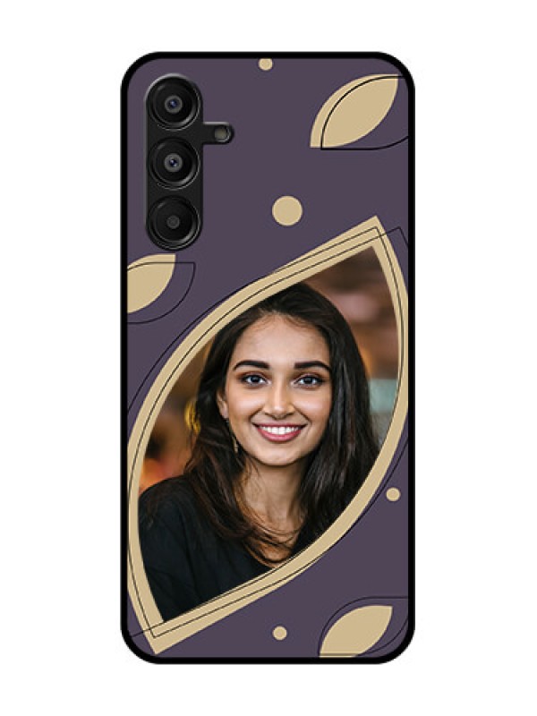 Custom Galaxy M16 5G Custom Metal Phone Case - Falling Leaf Design
