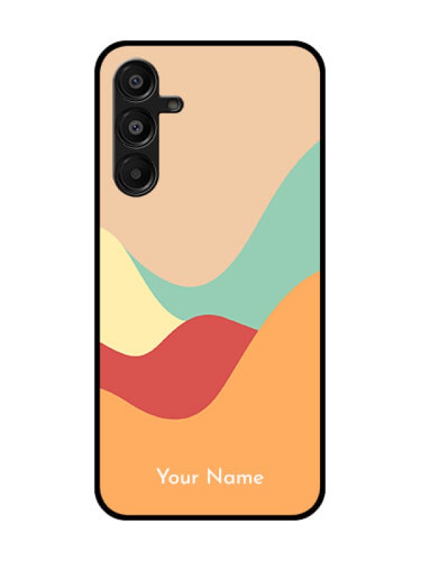 Custom Galaxy M16 5G Custom Metal Phone Case - Ocean Waves Multi - Colour Design