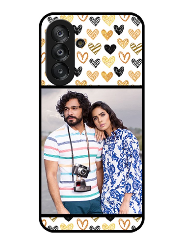 Custom Samsung Galaxy M17 5G Custom Metal Phone Case - Love Symbol Design