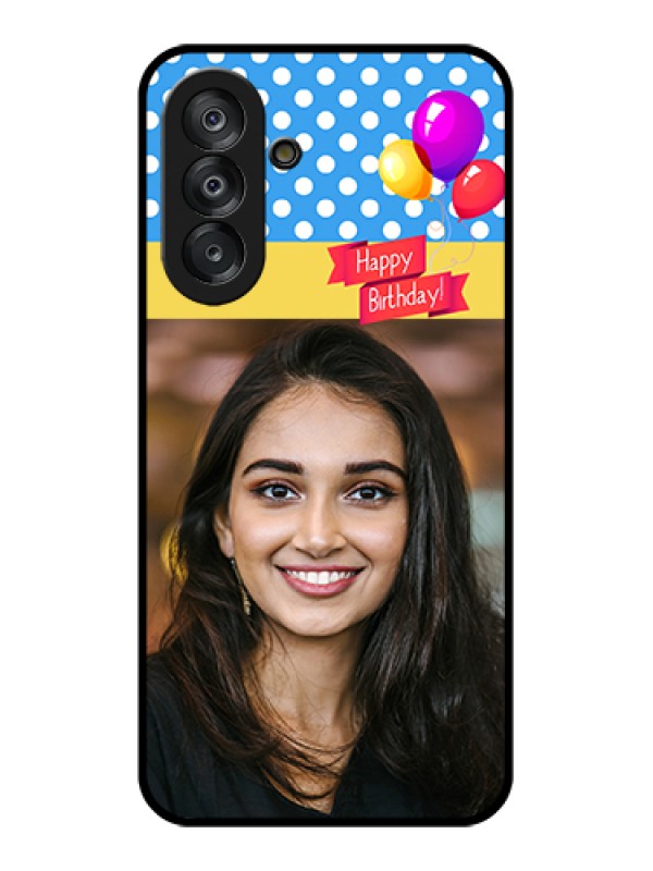 Custom Samsung Galaxy M17 5G Custom Metal Phone Case - Happy Birthday Design