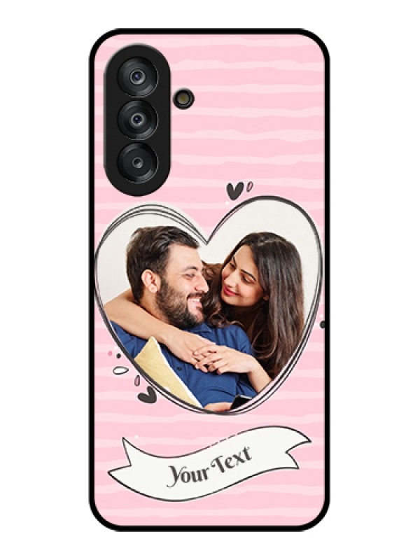 Custom Samsung Galaxy M17 5G Custom Metal Phone Case - Vintage Heart Design