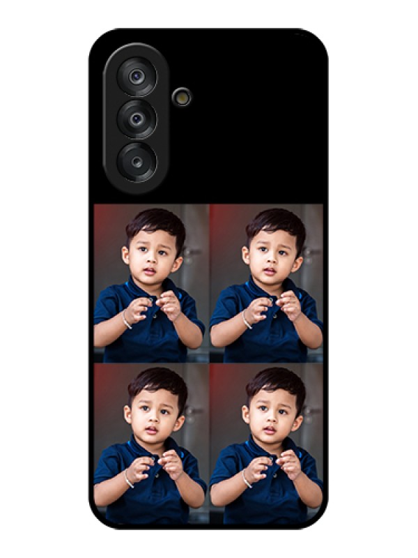 Custom Samsung Galaxy M17 5G Custom Metal Phone Case - 4 Image Holder Design