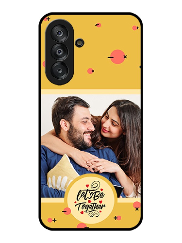 Custom Samsung Galaxy M17 5G Custom Metal Phone Case - Lets Be Together Design