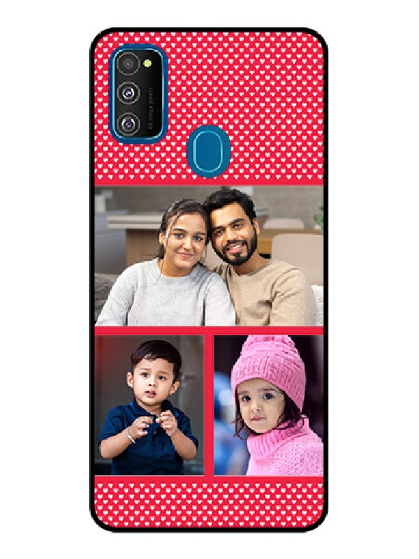 Custom Galaxy M21 2021 Custom Metal Phone Case - Bulk Photo Upload Design