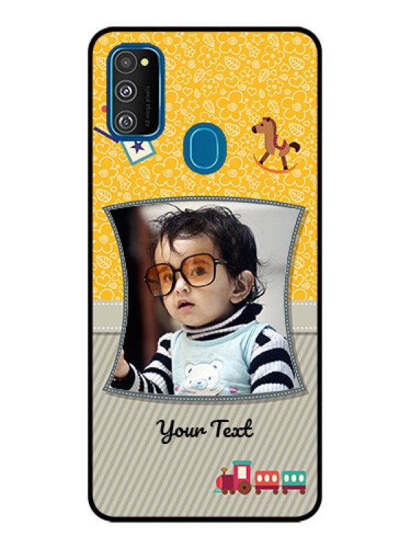 Custom Galaxy M21 2021 Custom Metal Phone Case - Baby Picture Upload Design