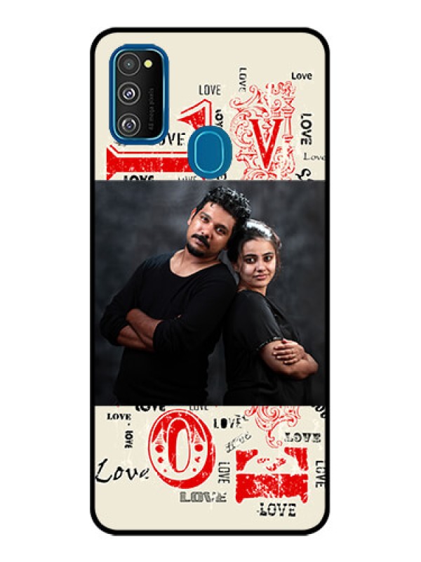 Custom Galaxy M21 2021 Custom Metal Phone Case - Trendy Love Design Case