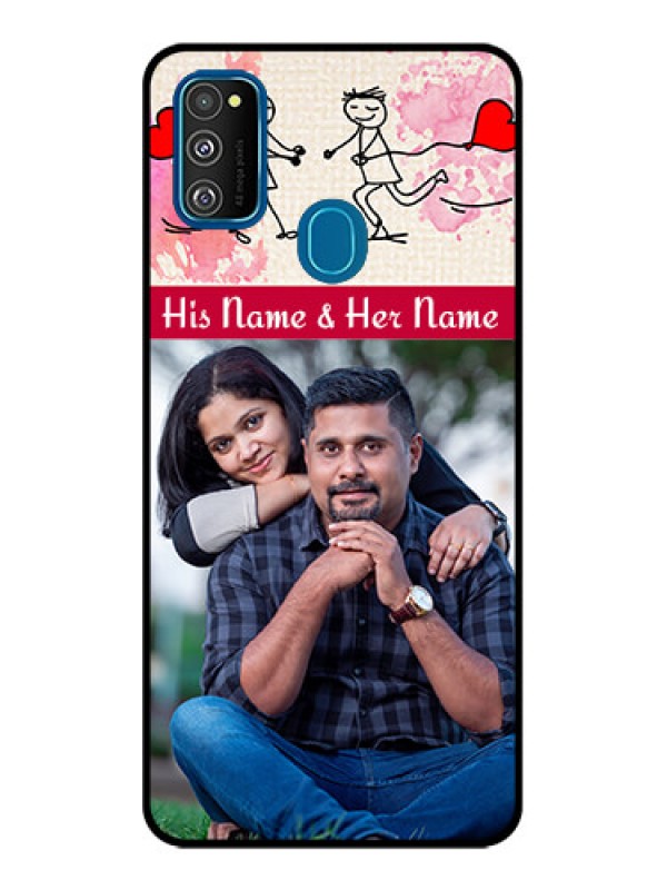 Custom Galaxy M21 2021 Custom Metal Phone Case - You And Me Case Design