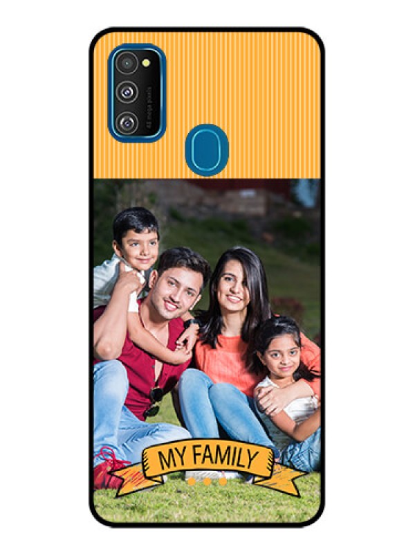 Custom Galaxy M21 2021 Custom Metal Phone Case - My Family Design