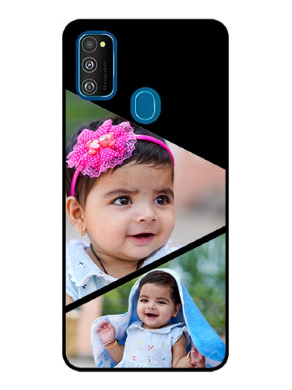 Custom Galaxy M21 2021 Custom Metal Phone Case - Semi Cut Design