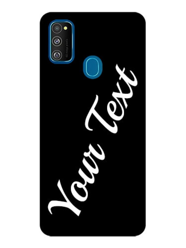 Custom Galaxy M21 2021 Custom Metal Phone Case - With Your Name Design