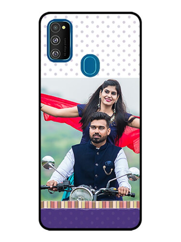 Custom Galaxy M21 Custom Metal Phone Case - Cute Family Design