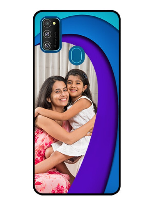 Custom Galaxy M21 Custom Metal Phone Case - Simple Pattern Design