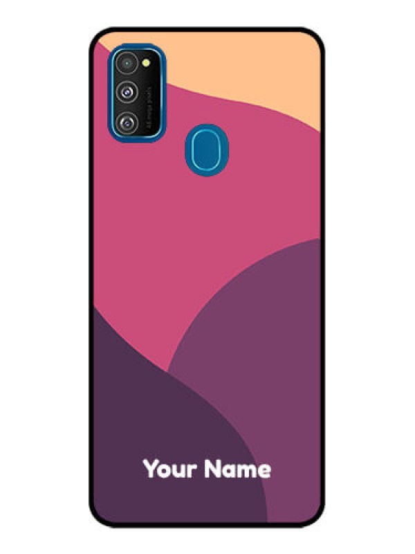 Custom Galaxy M21 Custom Metal Phone Case - Mixed Multi - Colour Abstract Art Design