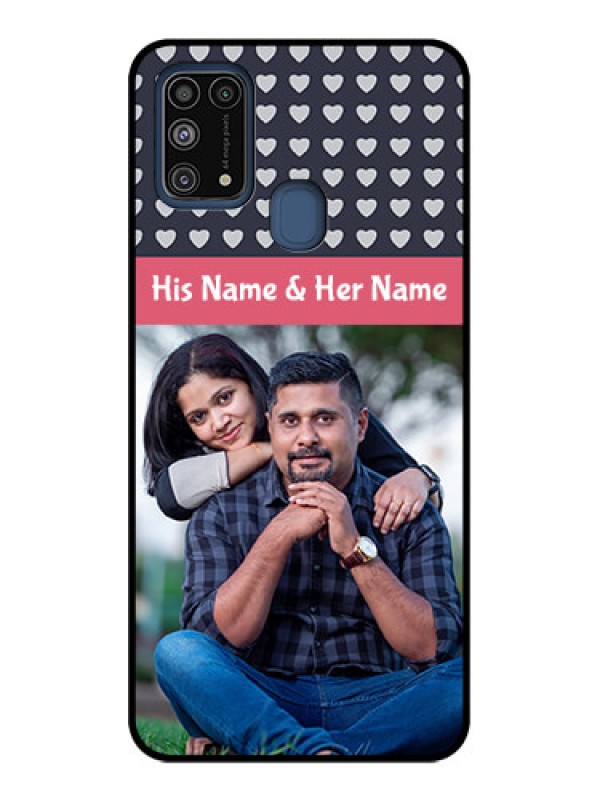 Custom Galaxy M31 Prime Edition Custom Metal Phone Case - Love Symbols Design