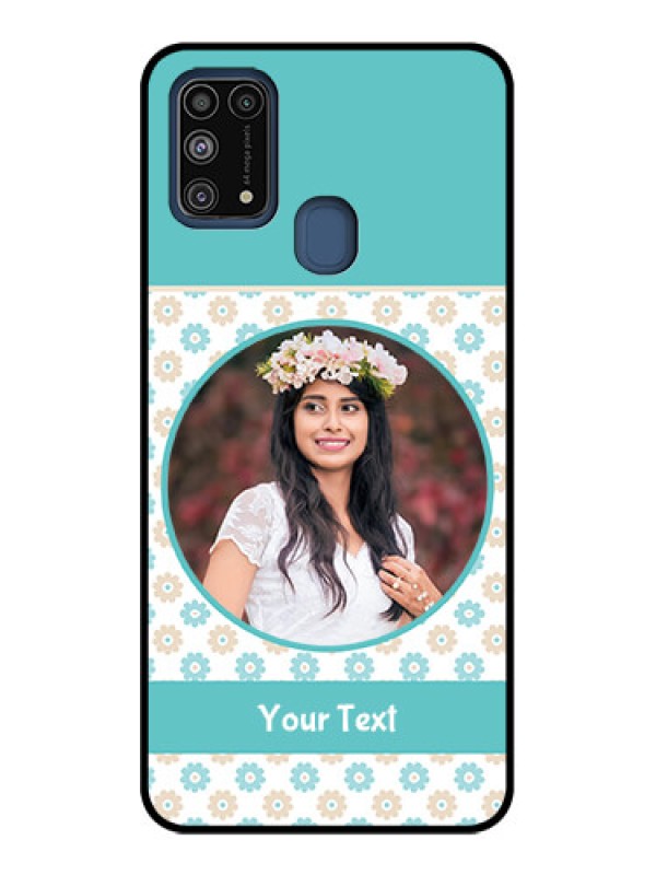 Custom Galaxy M31 Prime Edition Custom Metal Phone Case - Beautiful Flowers Design